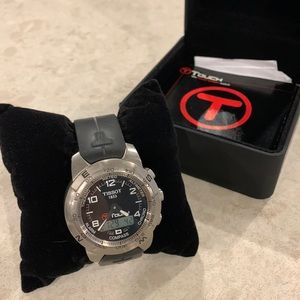 Tissot T-Touch Mens Titanium Black Rubber Strap Watch